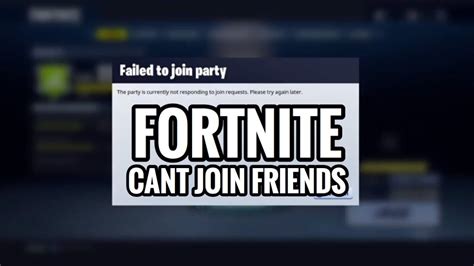 Why can't i join party channel fortnite. Things To Know About Why can't i join party channel fortnite. 